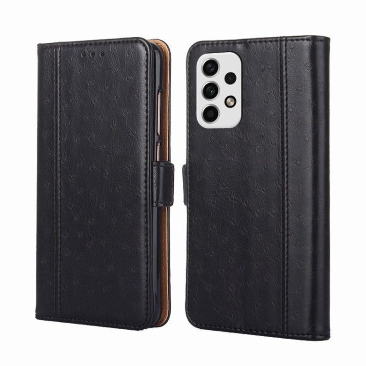 For Samsung Galaxy A23 5G Ostrich Texture Flip Leather Phone Case