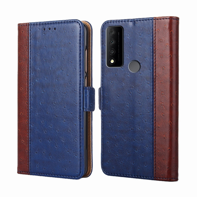 For TCL 30 V 5G T781S Ostrich Texture Flip Leather Phone Case
