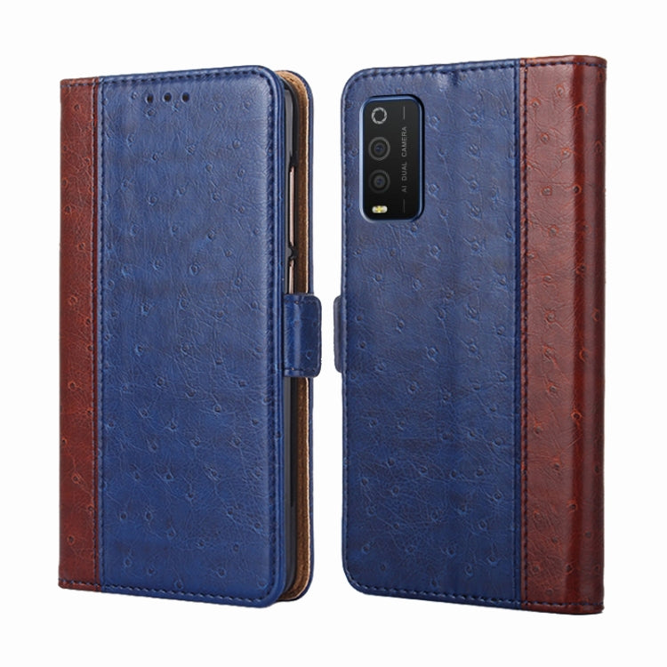 For TCL 205 Ostrich Texture Flip Leather Phone Case