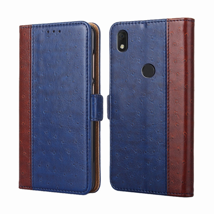For Alcatel Axel / Lumos Ostrich Texture Flip Leather Phone Case