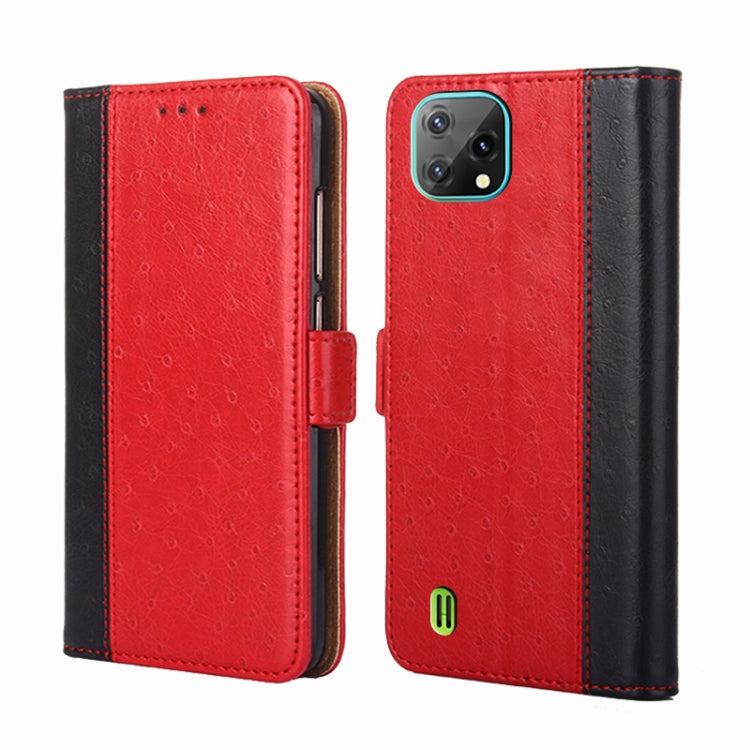For Blackview A55 Ostrich Texture Flip Leather Phone Case