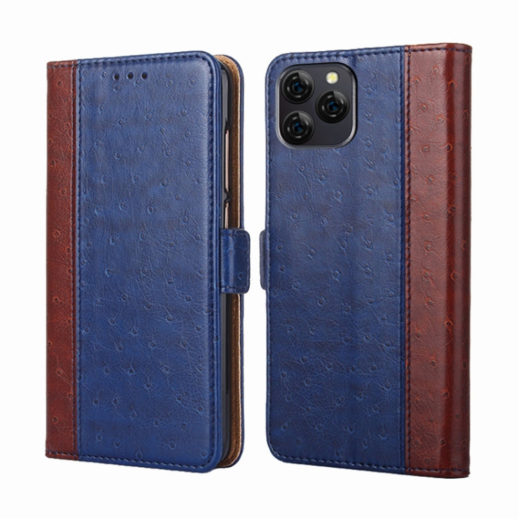For Blackview A95 Ostrich Texture Flip Leather Phone Case