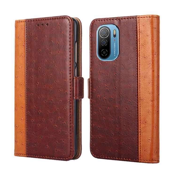 For Ulefone Note 13P Ostrich Texture Flip Leather Phone Case