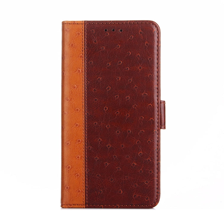 For Ulefone Note 13P Ostrich Texture Flip Leather Phone Case