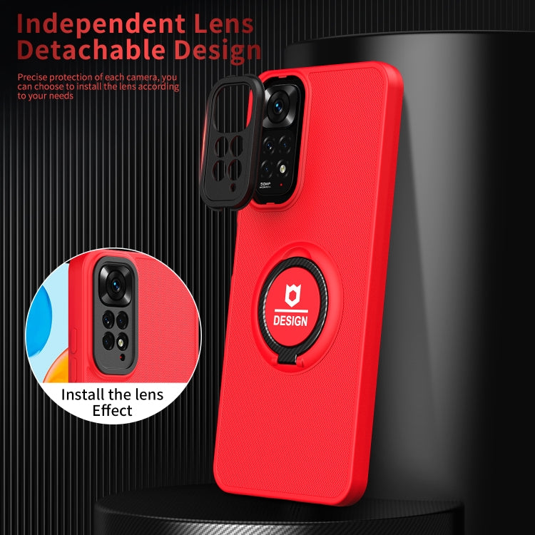 For Xiaomi Redmi Note 11 2022 6.43 inch / Note 11S International Eagle Eye Ring Holder Phone Case