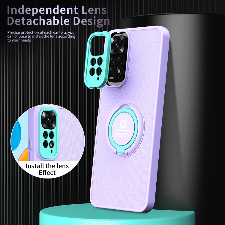 For Xiaomi Redmi Note 11 2022 6.43 inch / Note 11S International Eagle Eye Ring Holder Phone Case