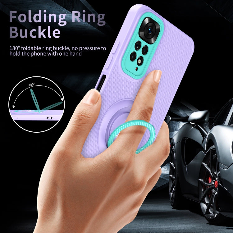 For Xiaomi Redmi Note 11 2022 6.43 inch / Note 11S International Eagle Eye Ring Holder Phone Case