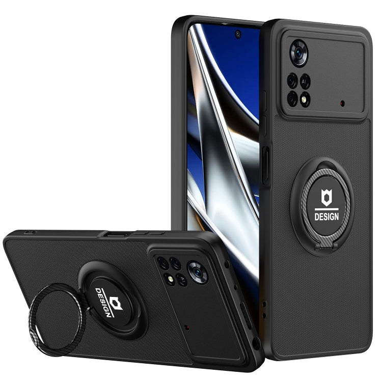 For Xiaomi Poco X4 Pro 5G Eagle Eye Ring Holder Phone Case