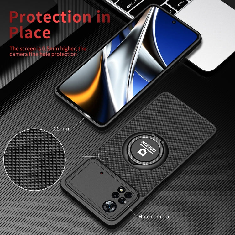 For Xiaomi Poco X4 Pro 5G Eagle Eye Ring Holder Phone Case