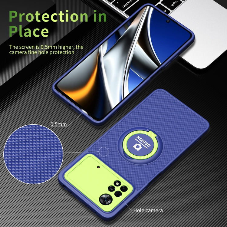 For Xiaomi Poco X4 Pro 5G Eagle Eye Ring Holder Phone Case