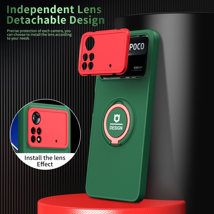 For Xiaomi Poco X4 Pro 5G Eagle Eye Ring Holder Phone Case