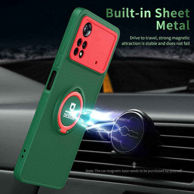 For Xiaomi Poco X4 Pro 5G Eagle Eye Ring Holder Phone Case