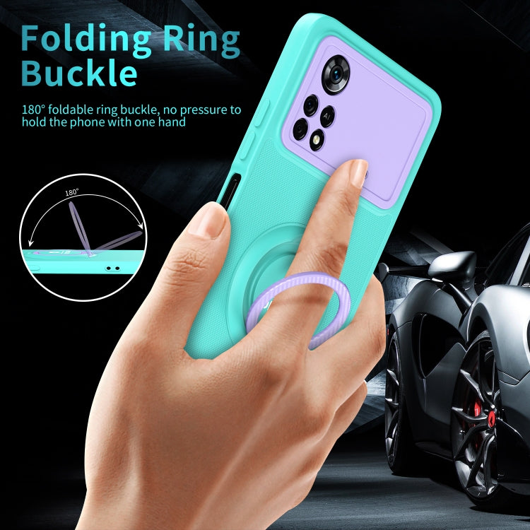 For Xiaomi Poco X4 Pro 5G Eagle Eye Ring Holder Phone Case