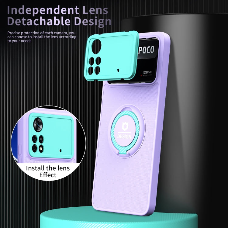 For Xiaomi Poco X4 Pro 5G Eagle Eye Ring Holder Phone Case