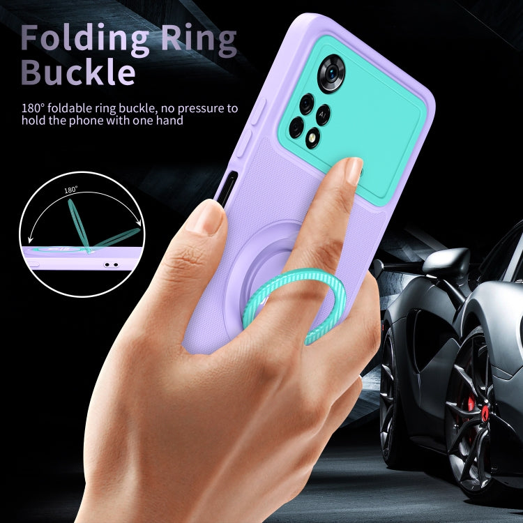For Xiaomi Poco X4 Pro 5G Eagle Eye Ring Holder Phone Case
