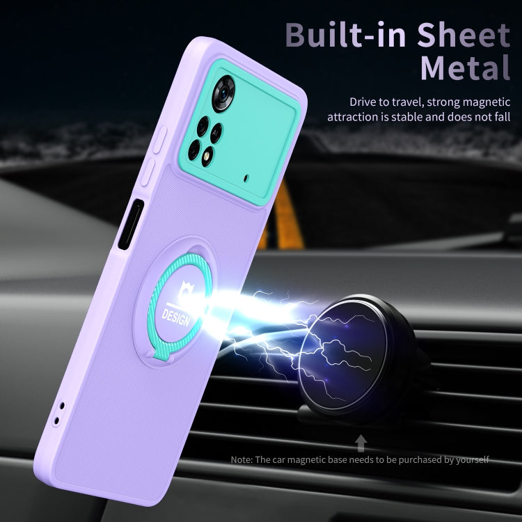 For Xiaomi Poco X4 Pro 5G Eagle Eye Ring Holder Phone Case