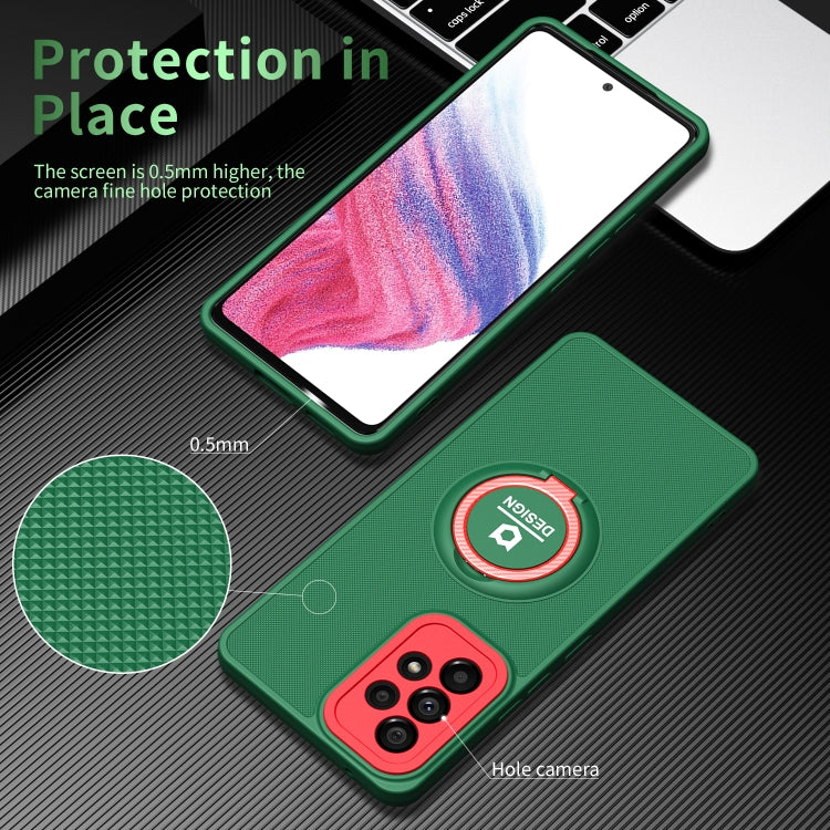 For Samsung Galaxy A13 4G Eagle Eye Ring Holder Phone Case