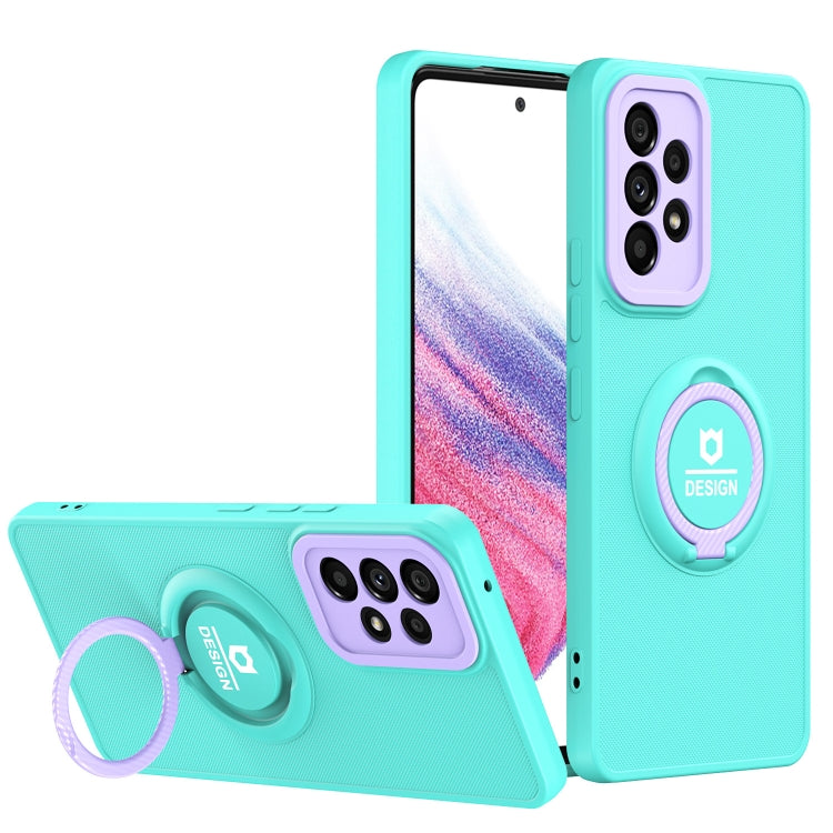For Samsung Galaxy A13 4G Eagle Eye Ring Holder Phone Case