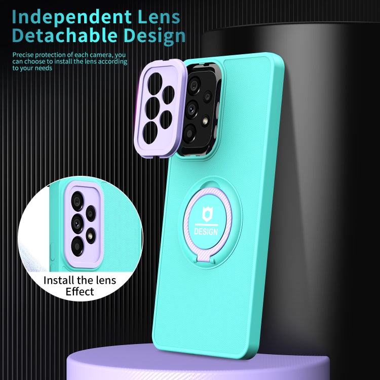 For Samsung Galaxy A13 4G Eagle Eye Ring Holder Phone Case