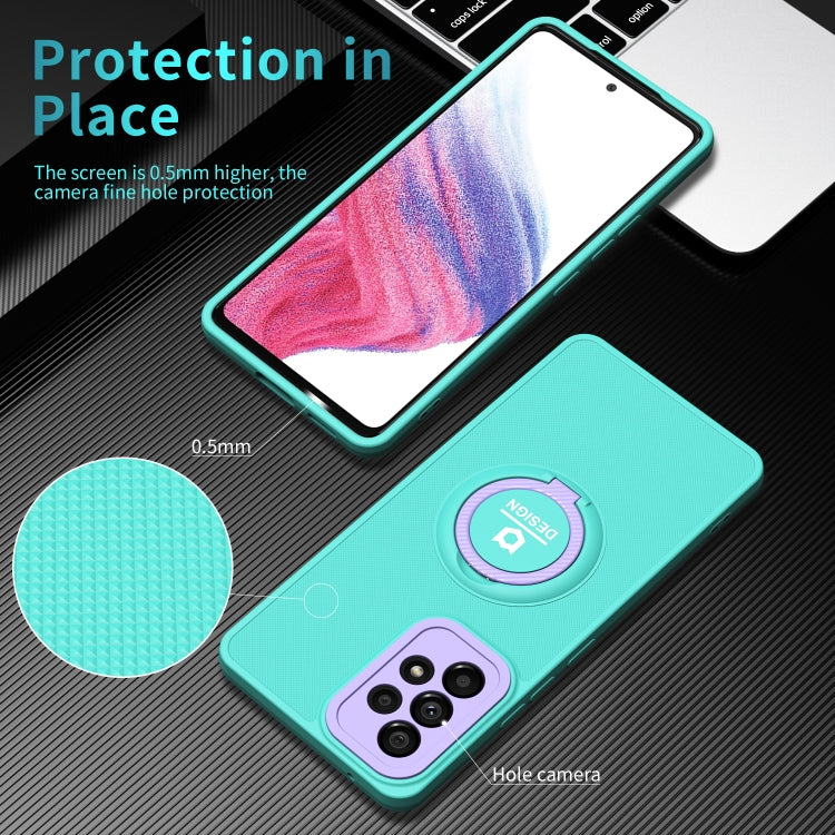 For Samsung Galaxy A13 4G Eagle Eye Ring Holder Phone Case