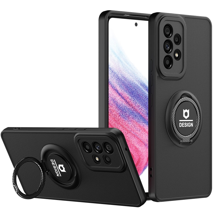 For Samsung Galaxy A73 5G Eagle Eye Ring Holder Phone Case