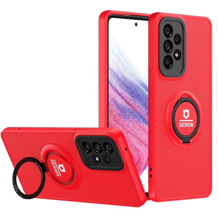 For Samsung Galaxy A73 5G Eagle Eye Ring Holder Phone Case