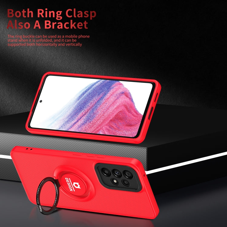 For Samsung Galaxy A73 5G Eagle Eye Ring Holder Phone Case