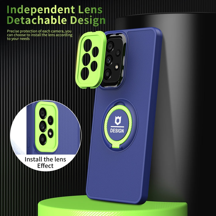For Samsung Galaxy A73 5G Eagle Eye Ring Holder Phone Case