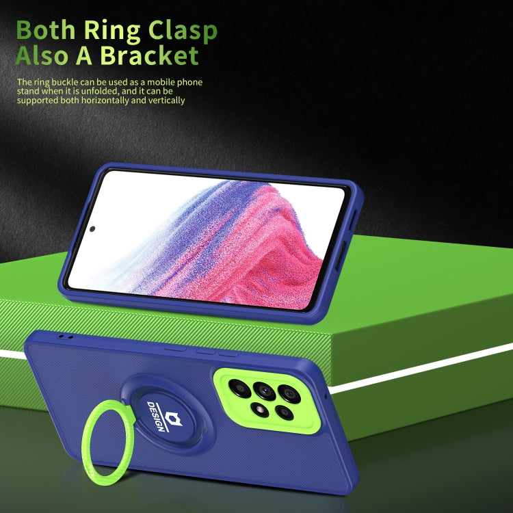 For Samsung Galaxy A73 5G Eagle Eye Ring Holder Phone Case