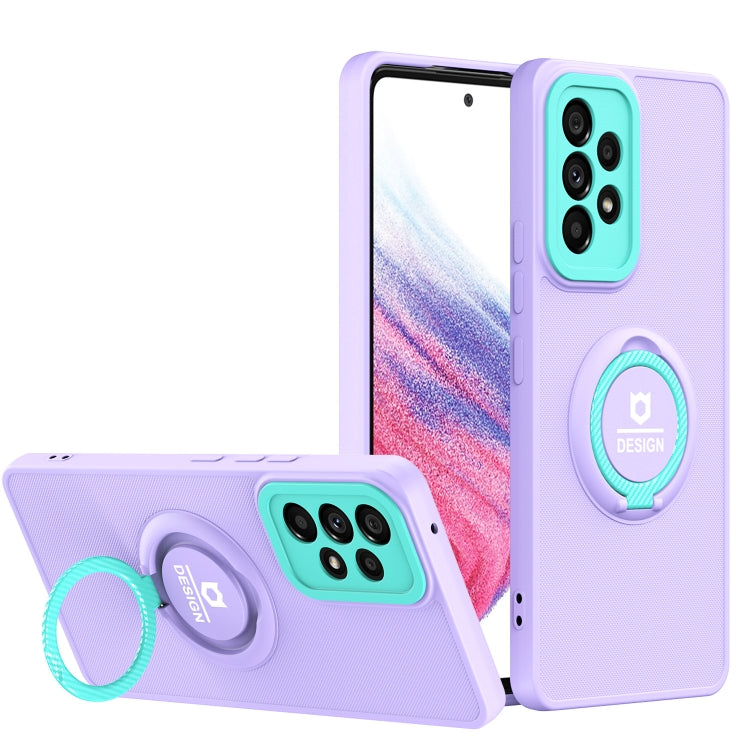 For Samsung Galaxy A73 5G Eagle Eye Ring Holder Phone Case