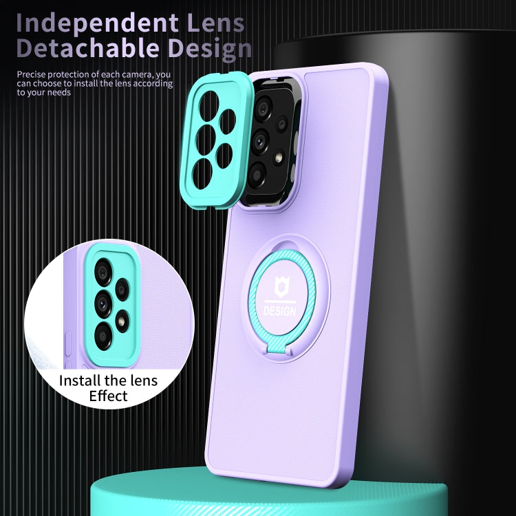 For Samsung Galaxy A73 5G Eagle Eye Ring Holder Phone Case