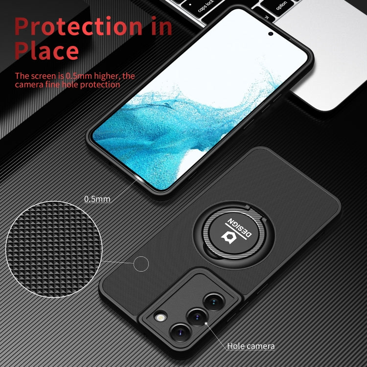 For Samsung Galaxy S22 5G Eagle Eye Ring Holder Phone Case