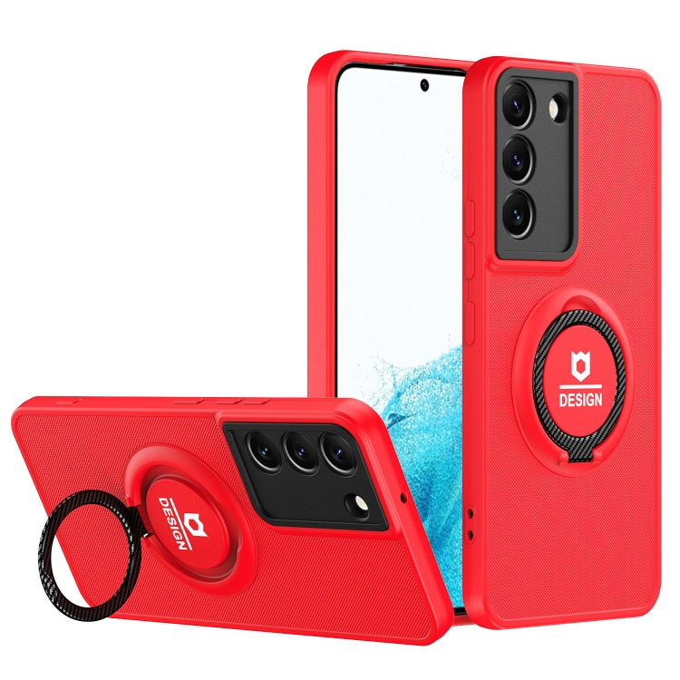 For Samsung Galaxy S22 5G Eagle Eye Ring Holder Phone Case