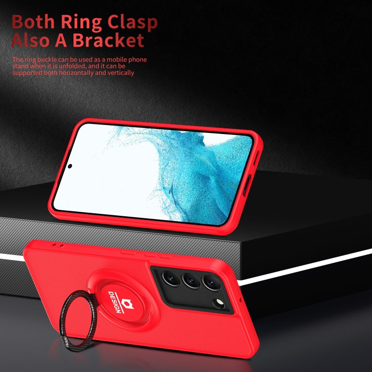 For Samsung Galaxy S22 5G Eagle Eye Ring Holder Phone Case