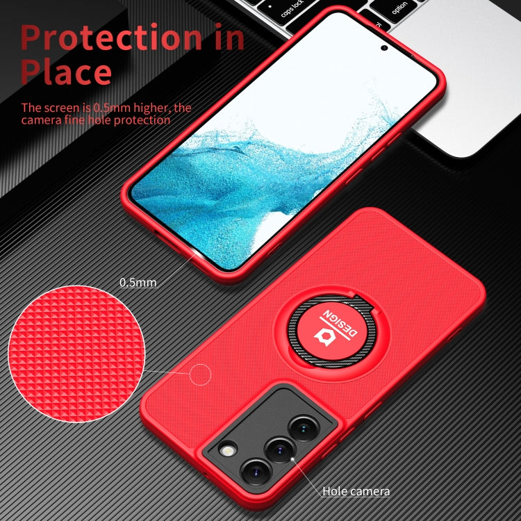 For Samsung Galaxy S22 5G Eagle Eye Ring Holder Phone Case