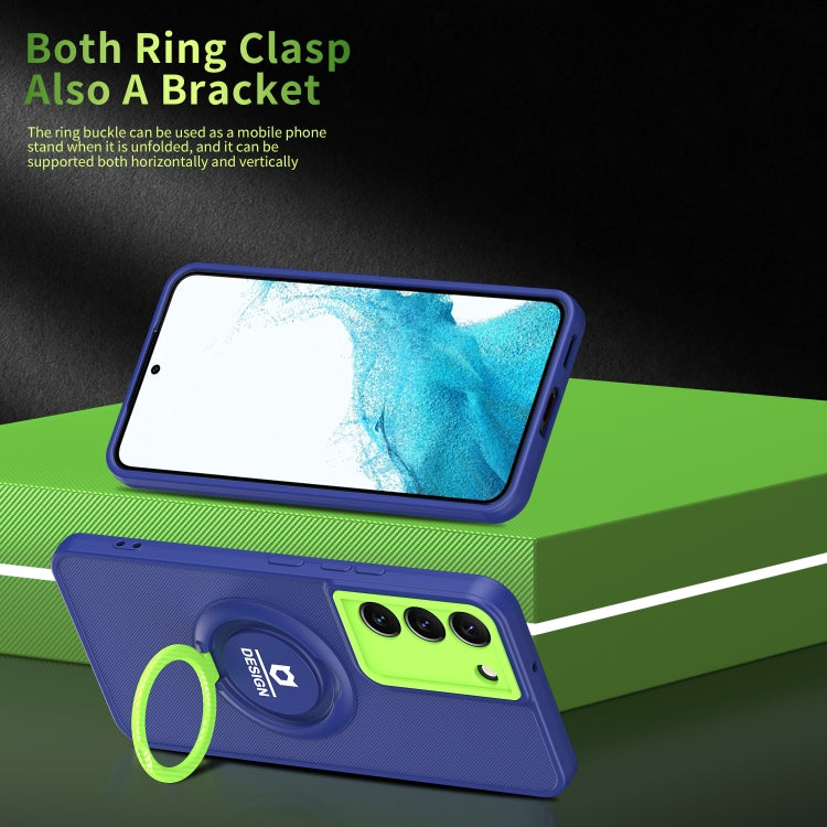 For Samsung Galaxy S22 5G Eagle Eye Ring Holder Phone Case
