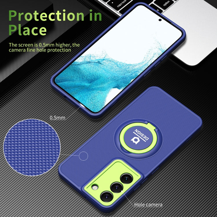 For Samsung Galaxy S22 5G Eagle Eye Ring Holder Phone Case