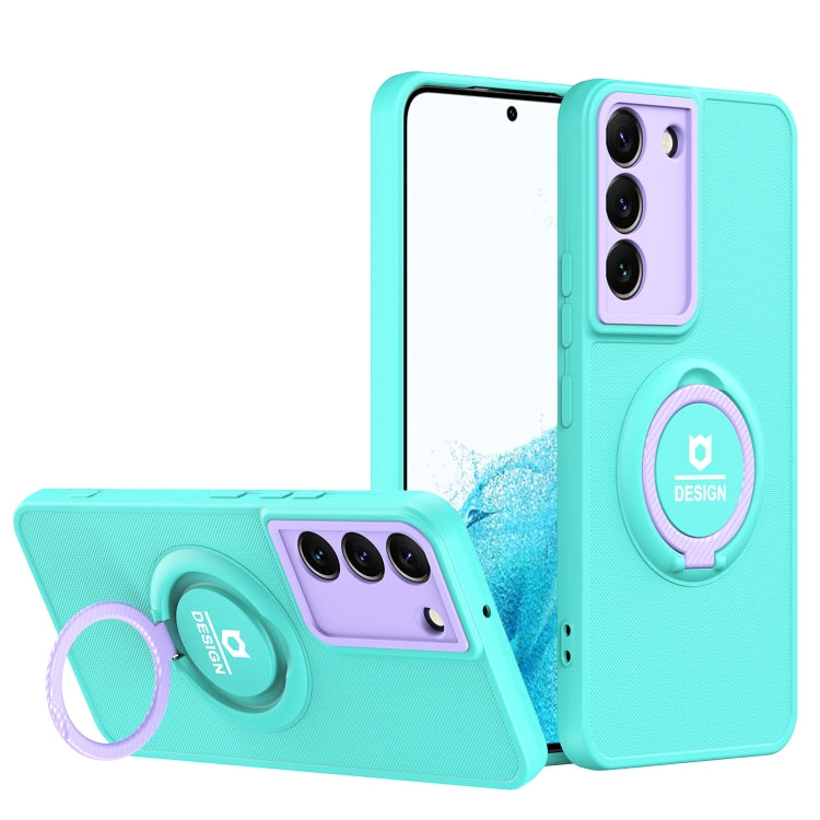 For Samsung Galaxy S22 5G Eagle Eye Ring Holder Phone Case