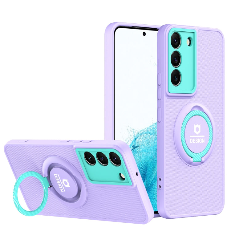 For Samsung Galaxy S22 5G Eagle Eye Ring Holder Phone Case