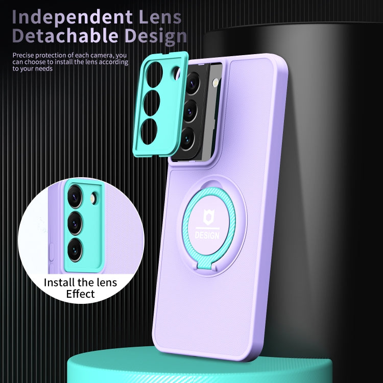 For Samsung Galaxy S22 5G Eagle Eye Ring Holder Phone Case