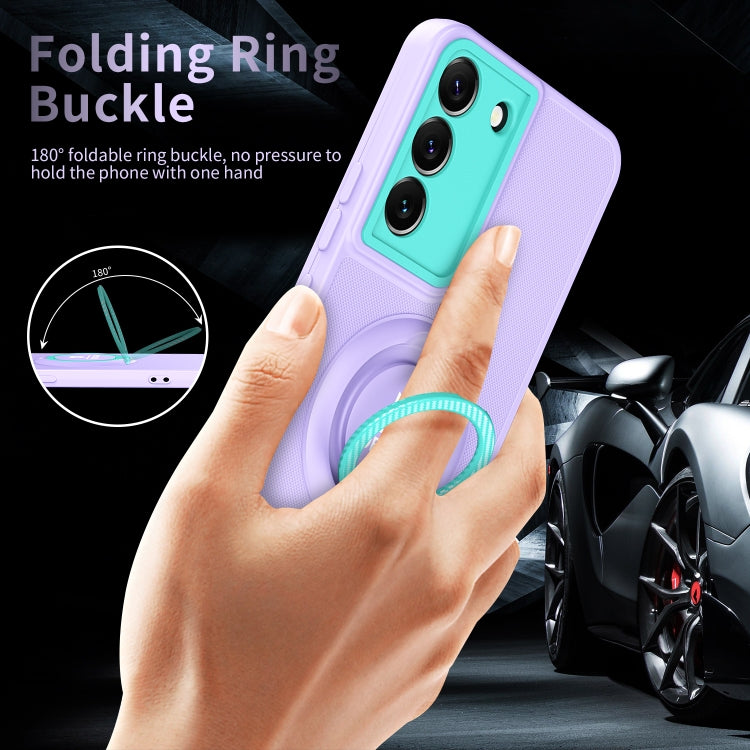 For Samsung Galaxy S22 5G Eagle Eye Ring Holder Phone Case