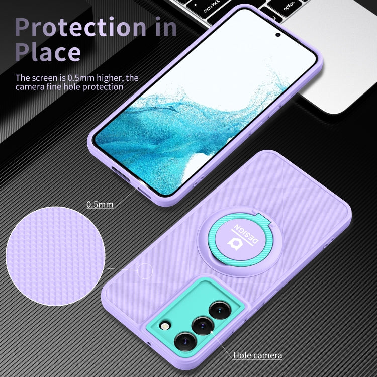 For Samsung Galaxy S22 5G Eagle Eye Ring Holder Phone Case