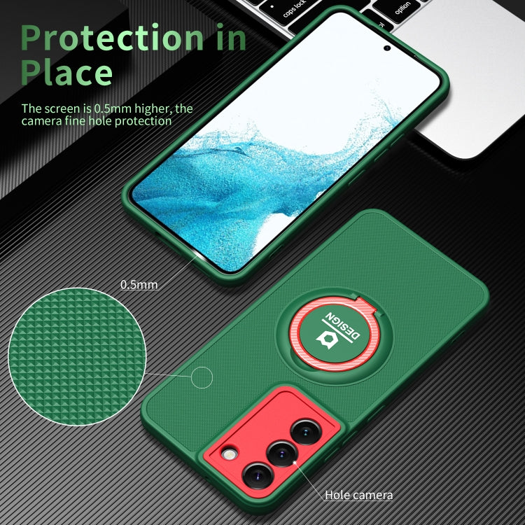 For Samsung Galaxy S22+ 5G Eagle Eye Ring Holder Phone Case