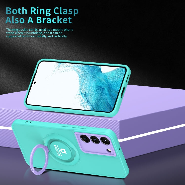 For Samsung Galaxy S22+ 5G Eagle Eye Ring Holder Phone Case