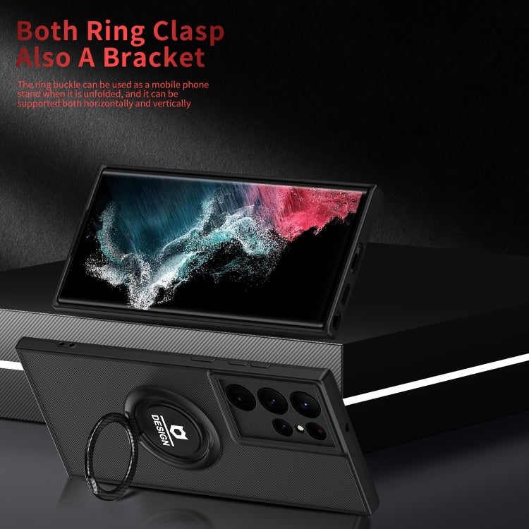 For Samsung Galaxy S22 Ultra 5G Eagle Eye Ring Holder Phone Case