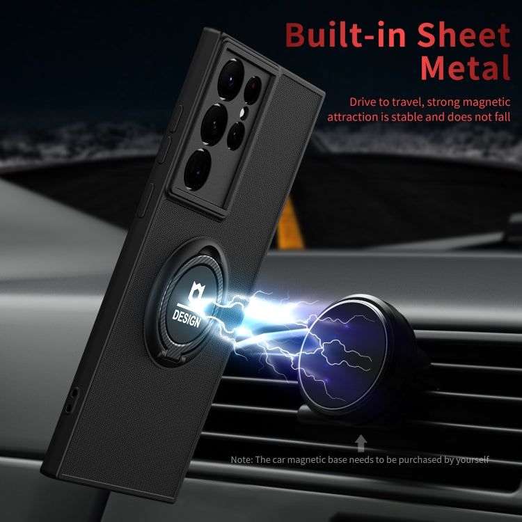 For Samsung Galaxy S22 Ultra 5G Eagle Eye Ring Holder Phone Case