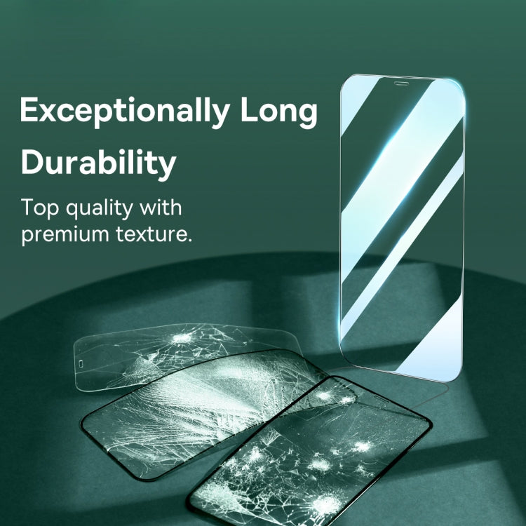 For iPhone 11 Pro 2pcs Baseus 0.3mm Full-glass Crystal Tempered Glass Film