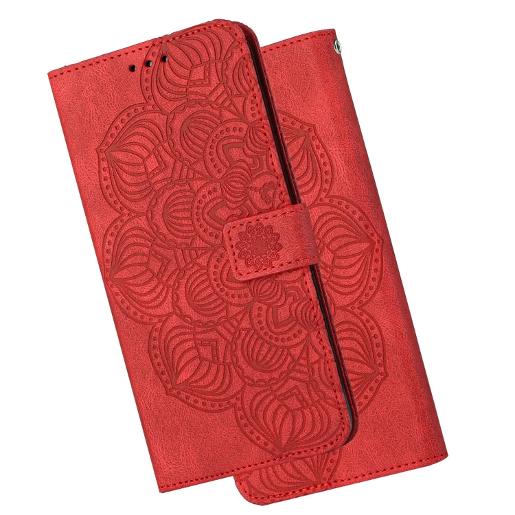 For OPPO A3s / A5 / Realme C1 Mandala Embossed Flip Leather Phone Case
