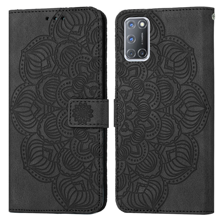 For OPPO A92 / A72 / A52 Mandala Embossed Flip Leather Phone Case