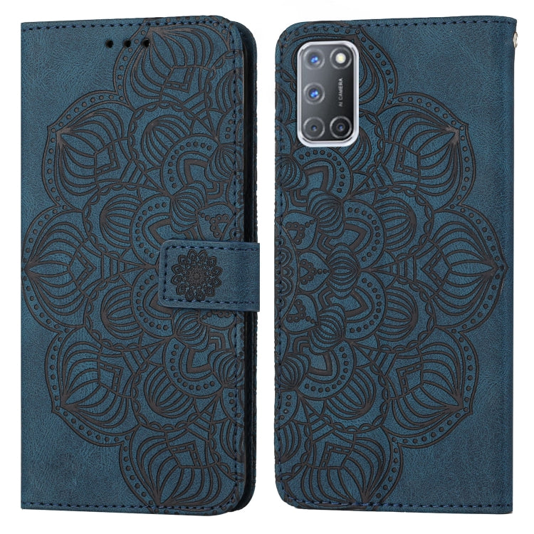 For OPPO A92 / A72 / A52 Mandala Embossed Flip Leather Phone Case